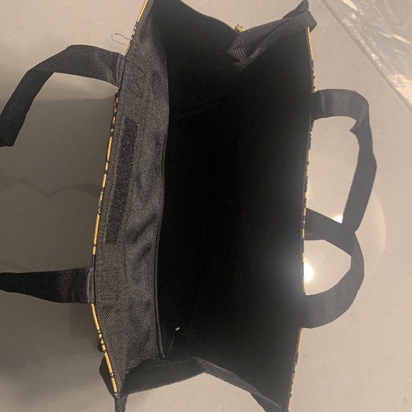 Alfagear ~ African Safari Print Canvas Tote Bag w/Zipper & Coin Purse - Picture 6 of 12